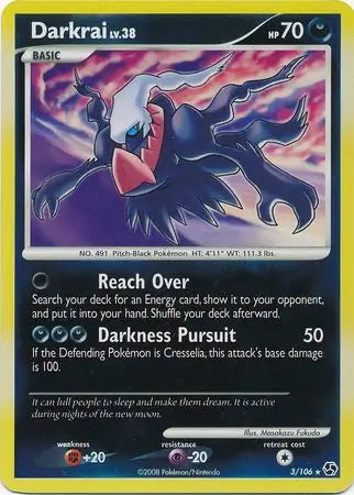 Great Encounters Darkrai #3/106 reverse holo